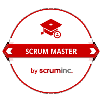 Das Scrum Master by Scruminc Zertifizierungslogo